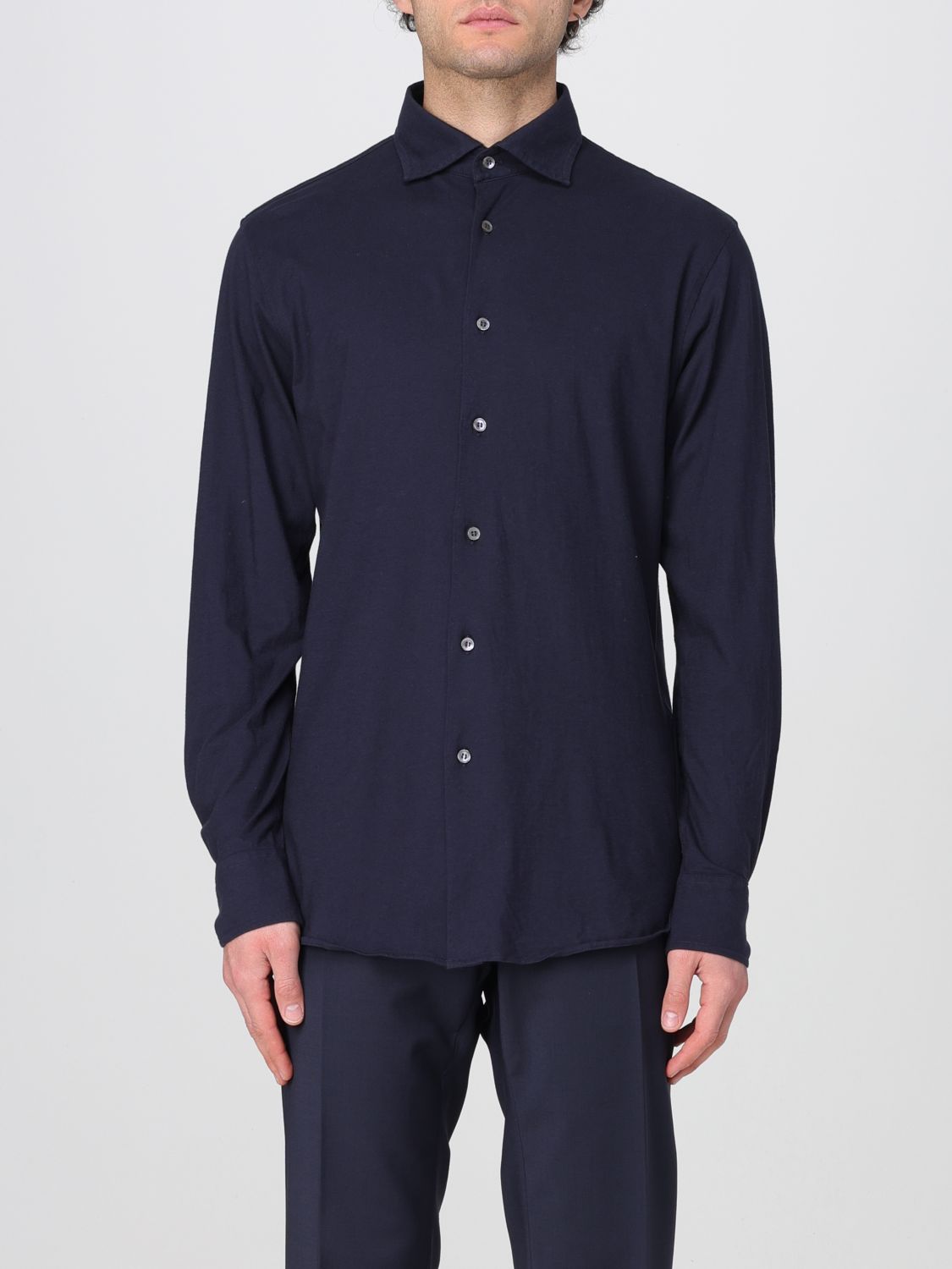 Shop Paolo Pecora Shirt Men Color Blue