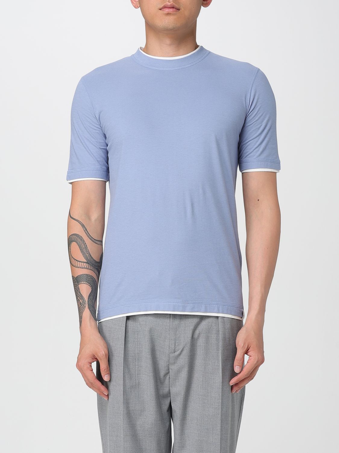 Paolo Pecora T-shirt Men Color Navy