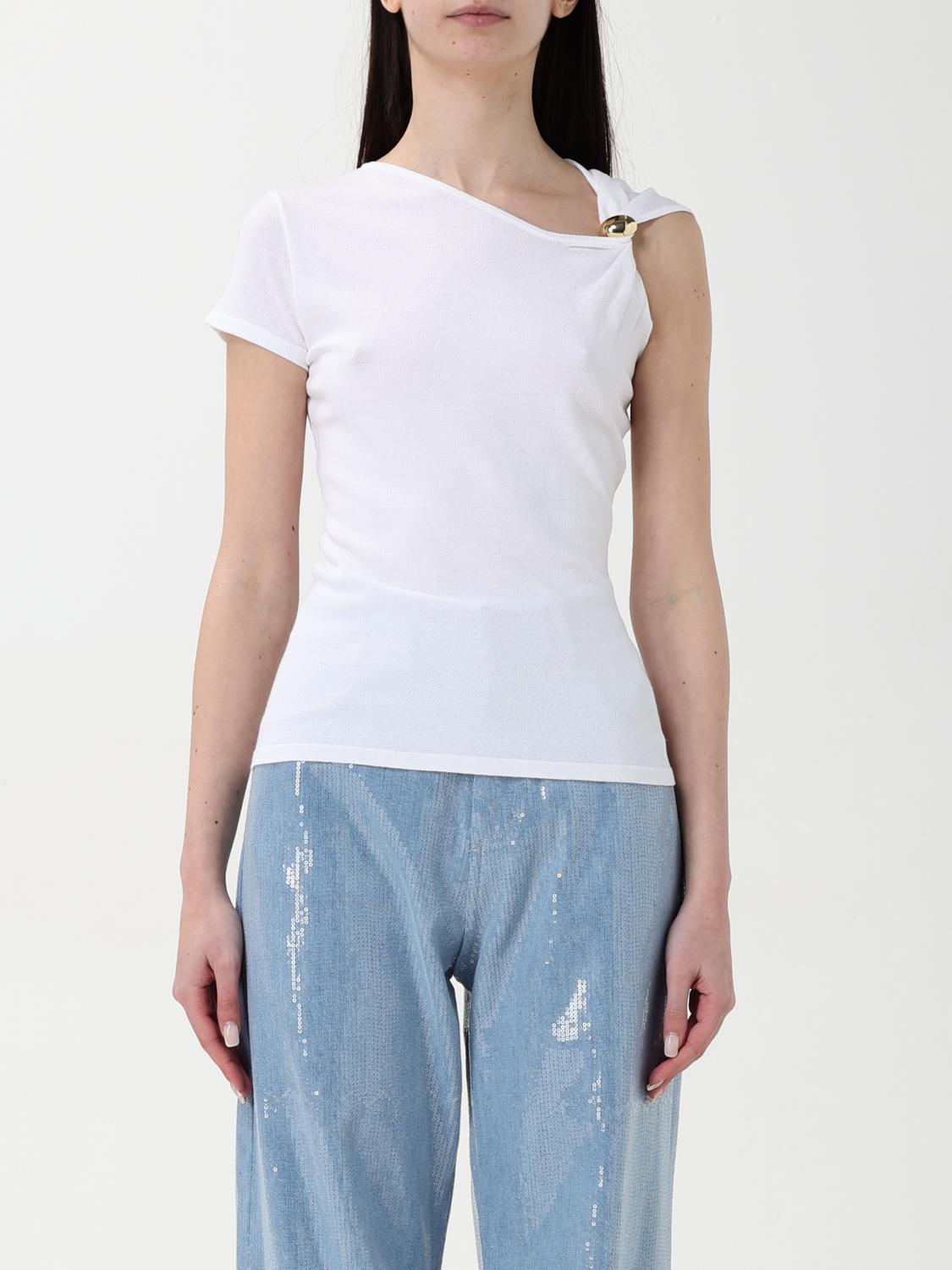 Tシャツ・カットソー FEDERICA TOSI Women Tunic Tops 31110 304 WHITE Federica Tosi Top Woman Color White | ModeSens
