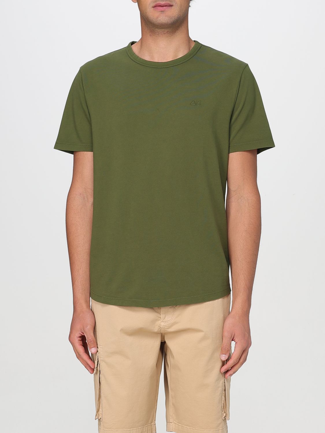 Sun68 T-shirt  Men Color Green In Green