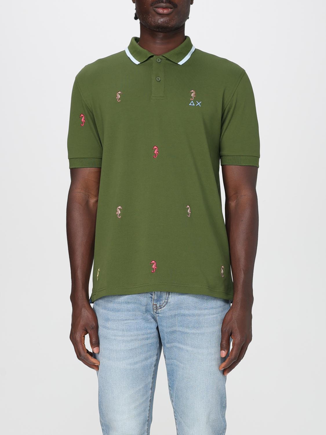 Sun 68 T-shirt Sun68 Herren Farbe Grün