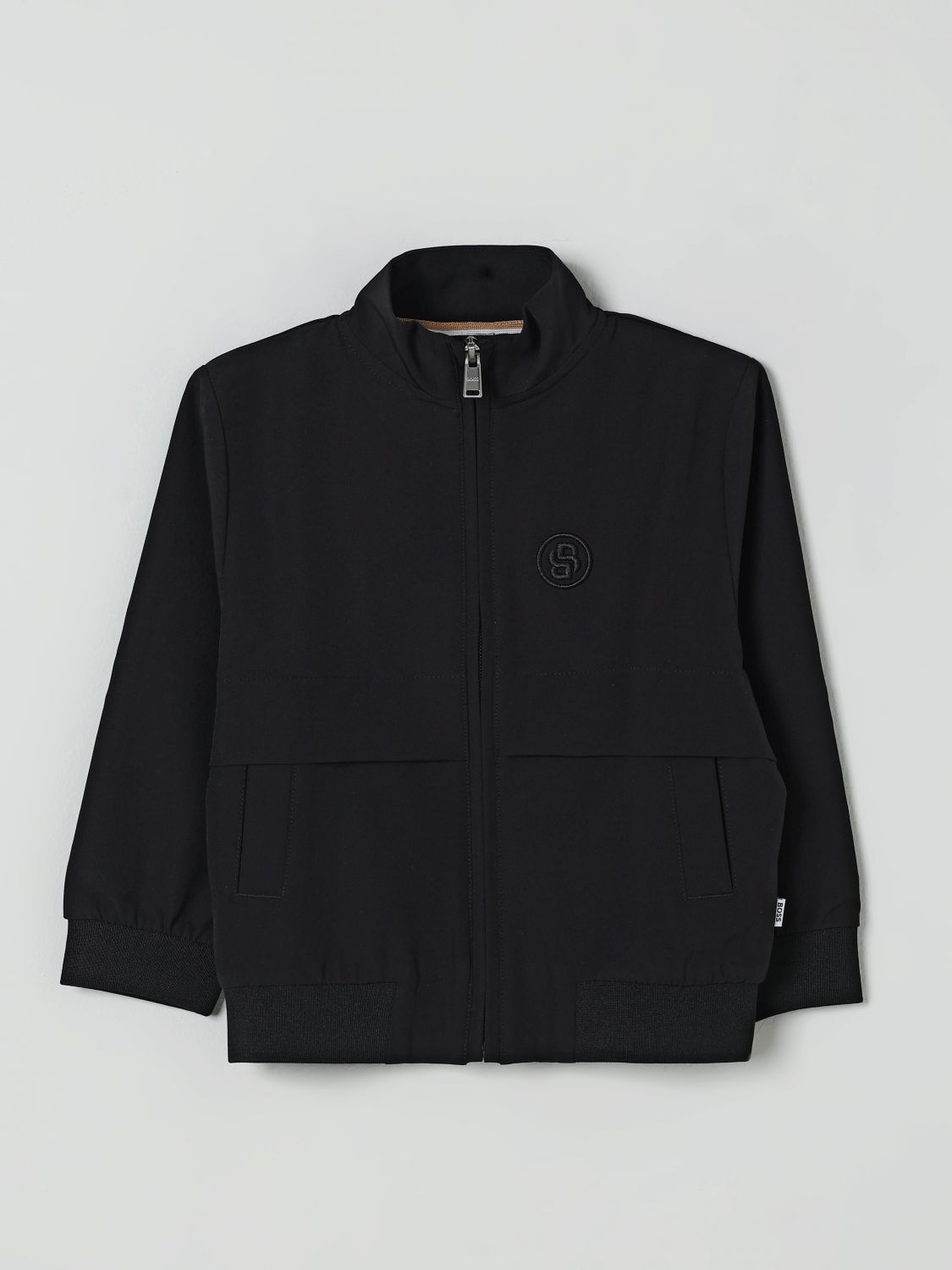 Hugo Boss Sweater Boss Kids Color Black In Black