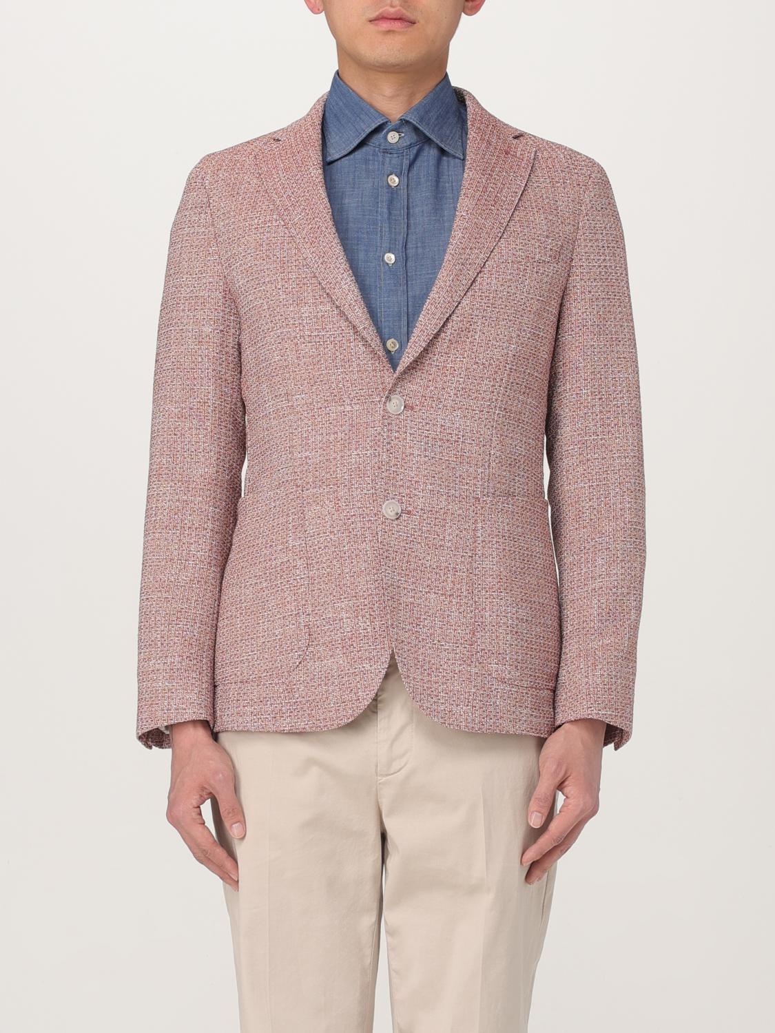 Hugo Boss Jacket Boss Men Color Orange In Orange