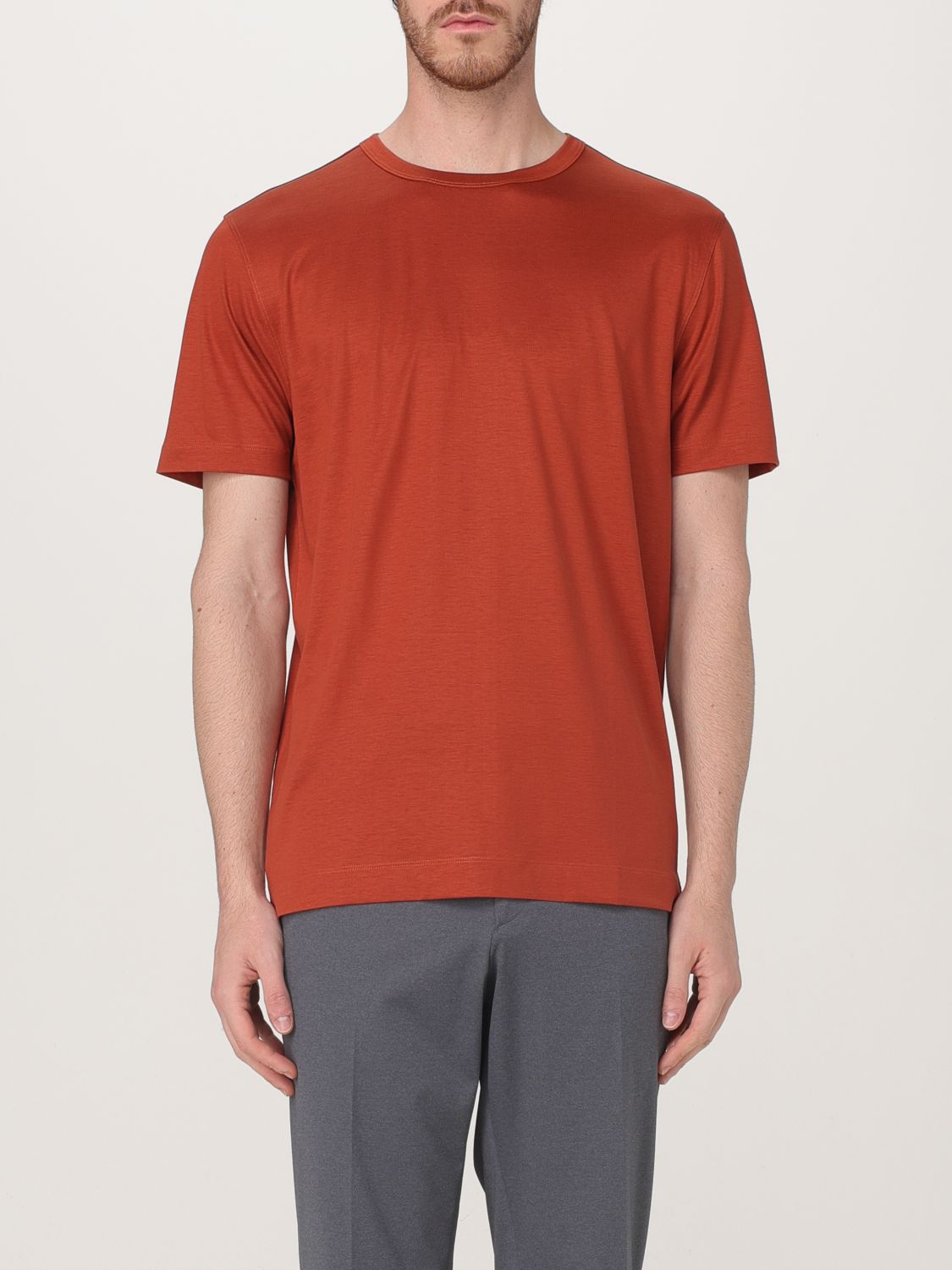 HUGO BOSS T-SHIRT BOSS MEN COLOR ORANGE G77116004