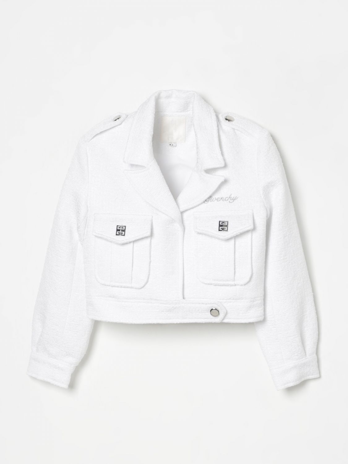 Givenchy Mantel Kinder Farbe Weiss In Weiss