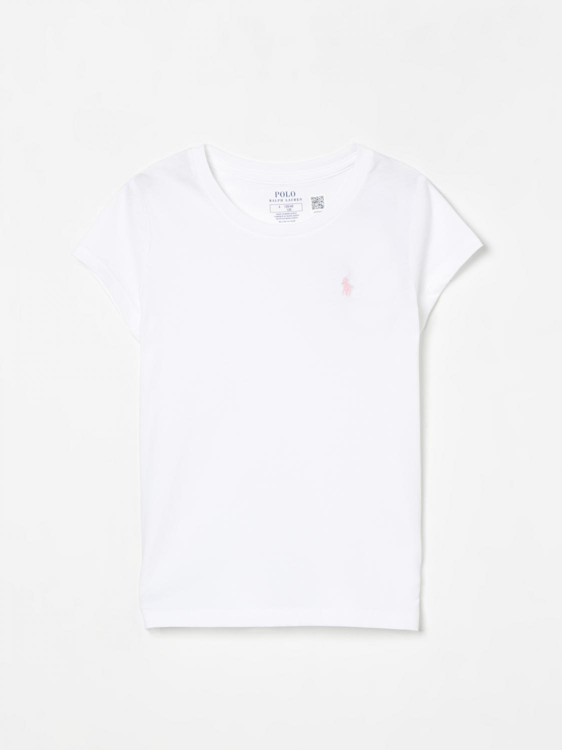 Polo Ralph Lauren T-shirt Kids Color White In White