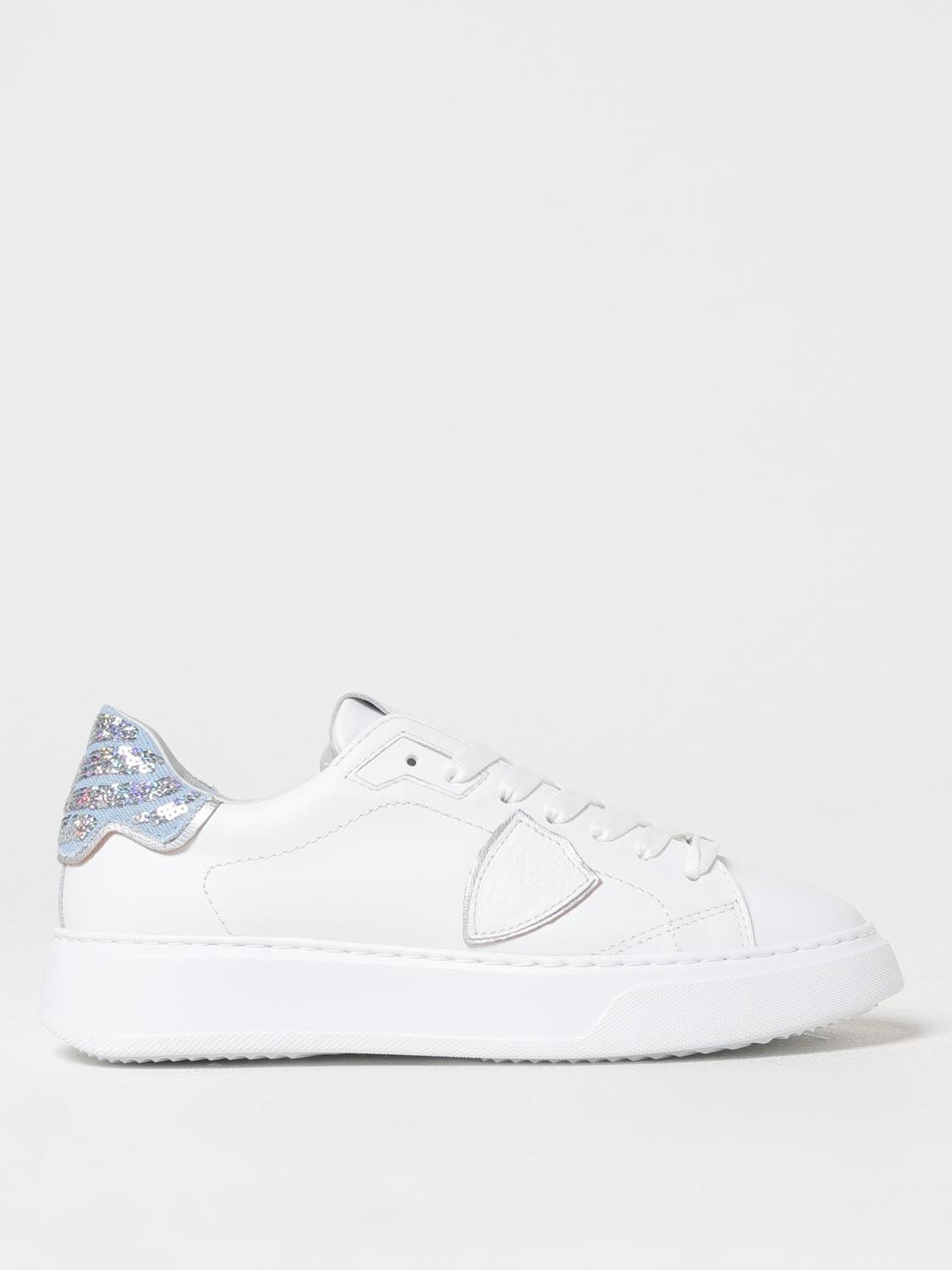 Philippe Model Low Help Recreational Shoe In Weiss