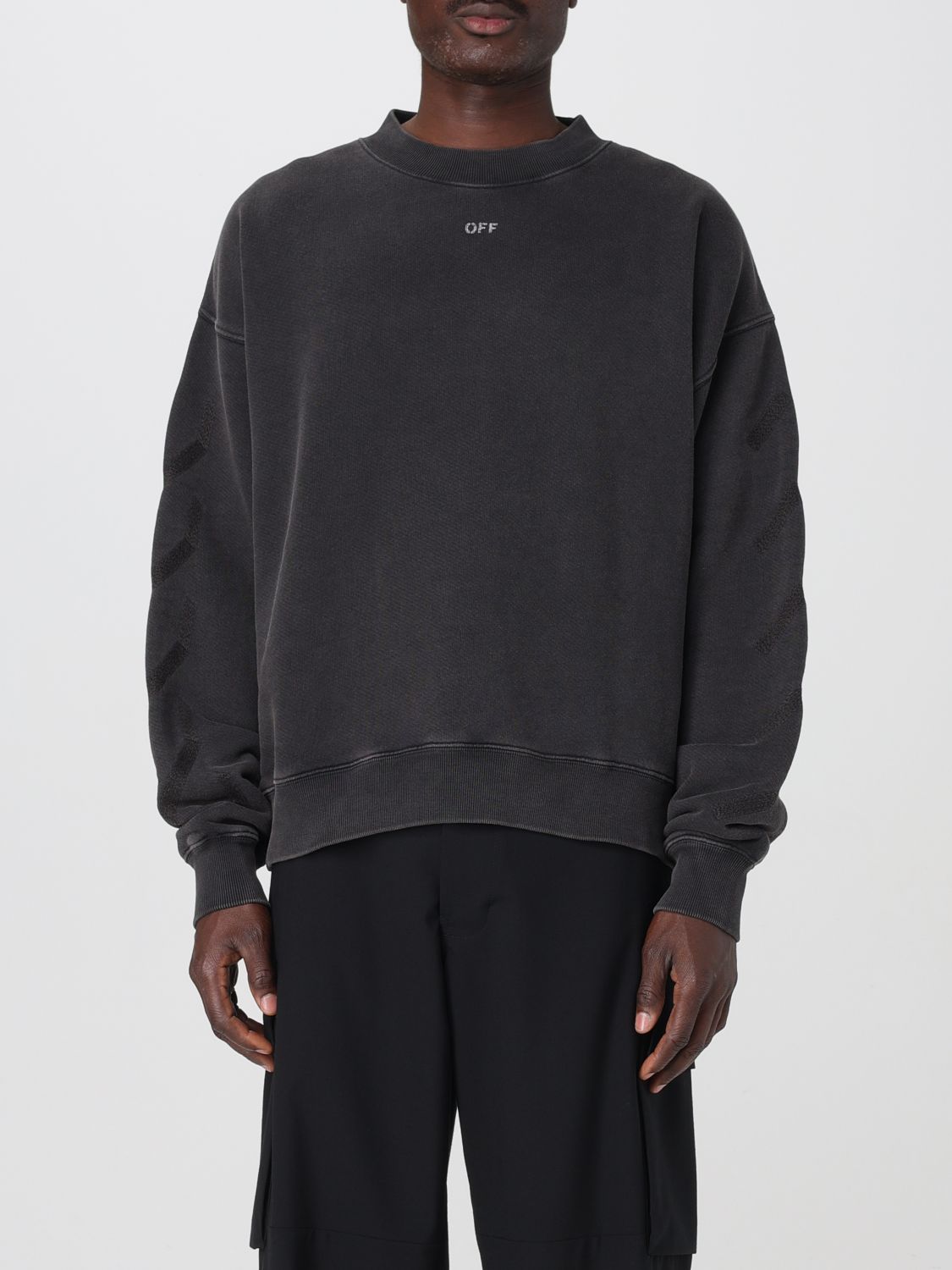 Off-white St Matthew Oversize Sweatshirt In Schwarz