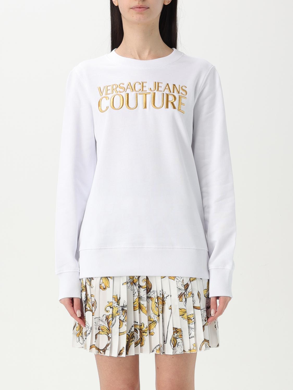 Versace Jeans Couture Sweater Woman Color White In White