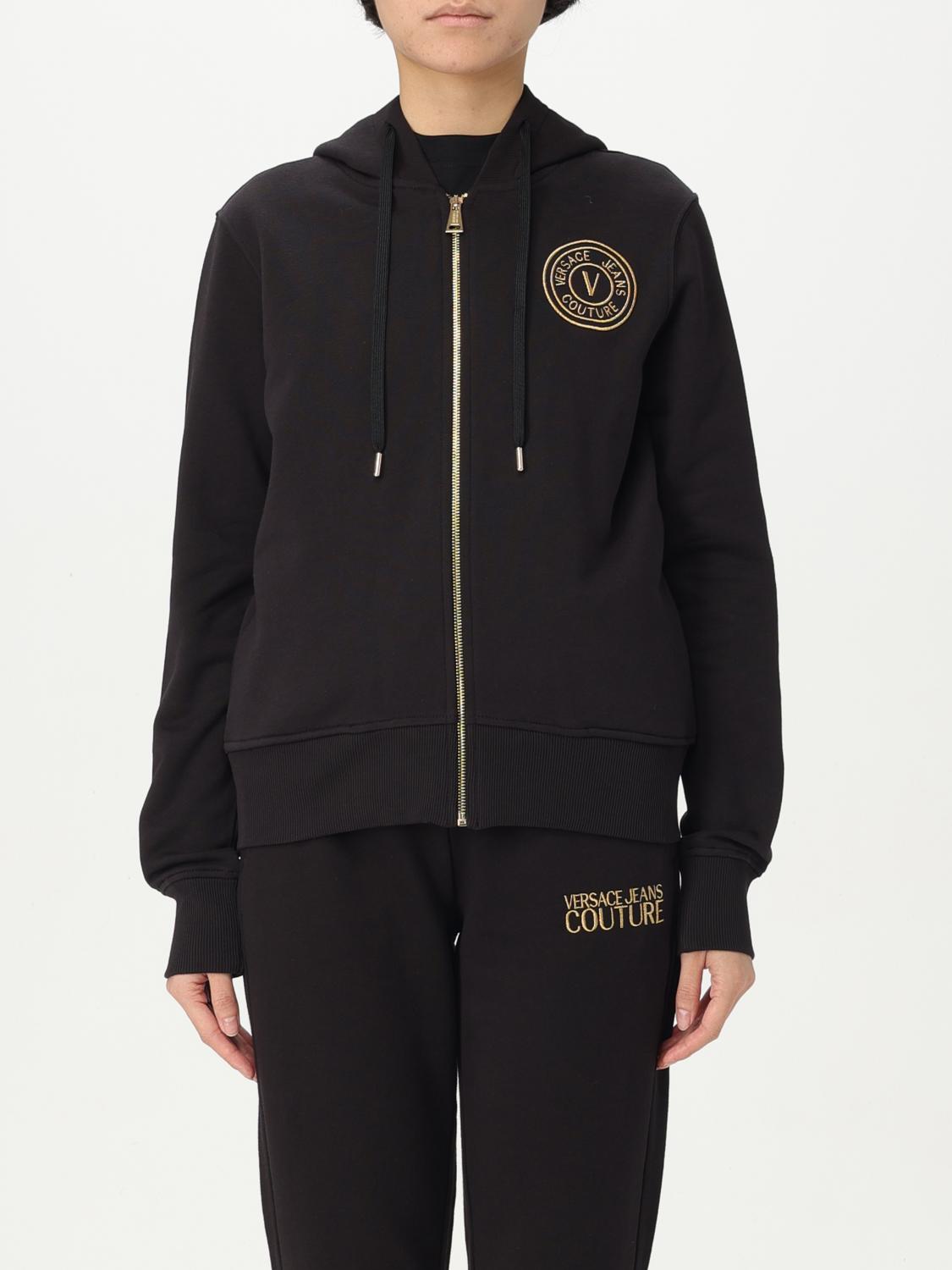 Versace Jeans Couture Sweater Woman Color Black In Black