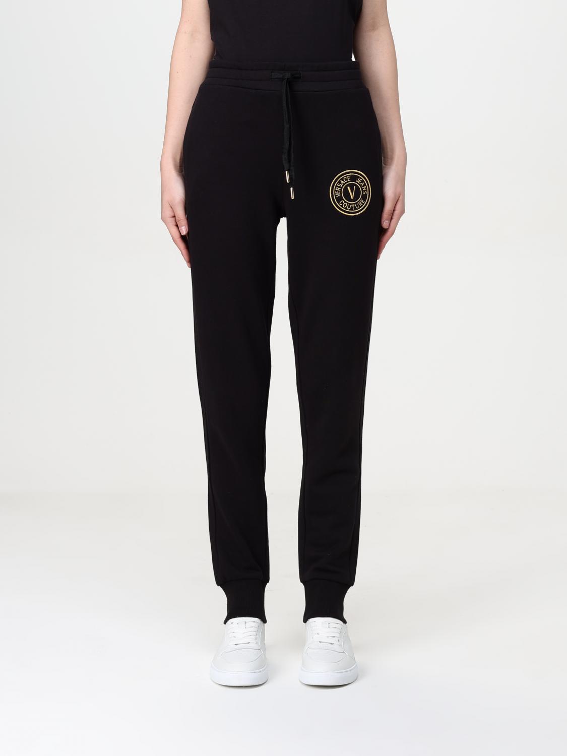 Versace Jeans Couture V-embl S Embro Trousers Clothing In Black