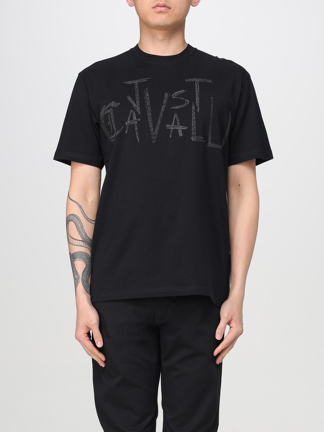 Just Cavalli T-shirt  Men Color Black In Black