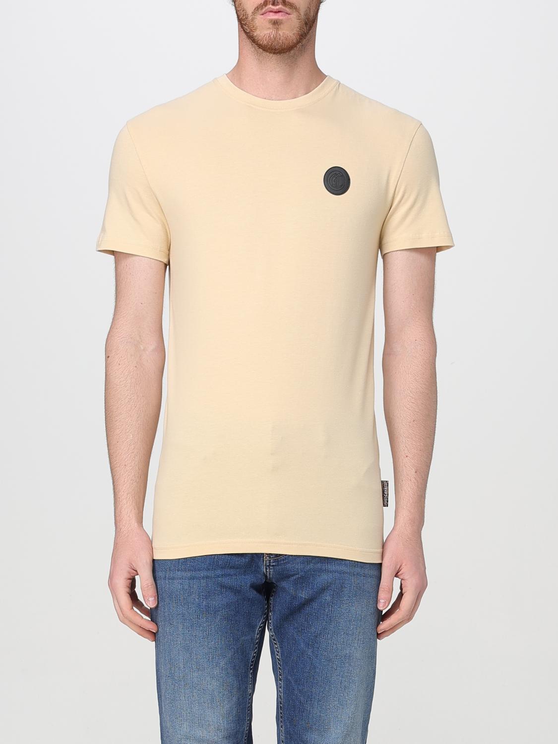 Just Cavalli Logo-patch T-shirt In Brown