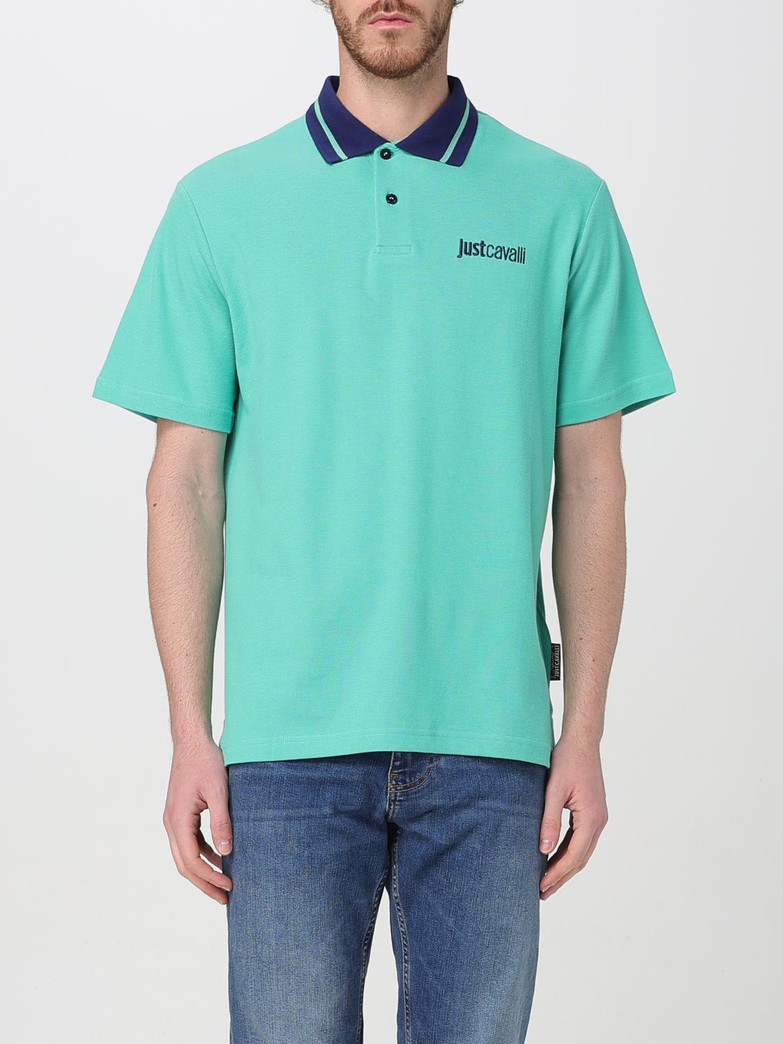 Just Cavalli Polo Shirt  Men Color Green In Green