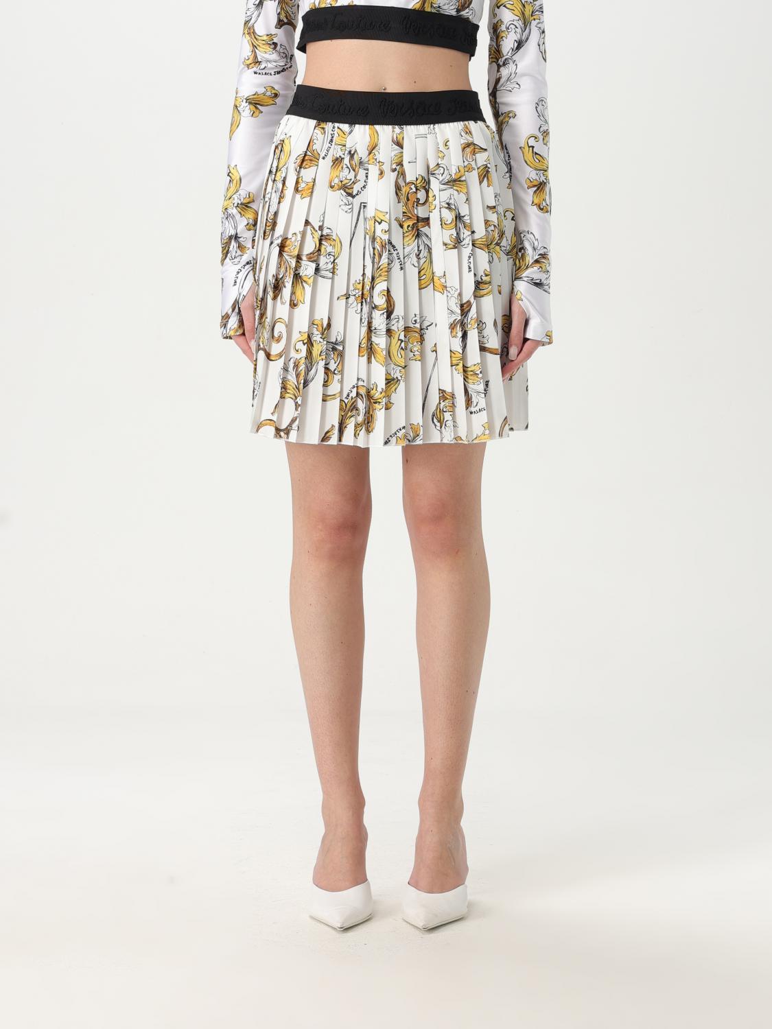 Versace Jeans Couture Skirt Woman Color White In White