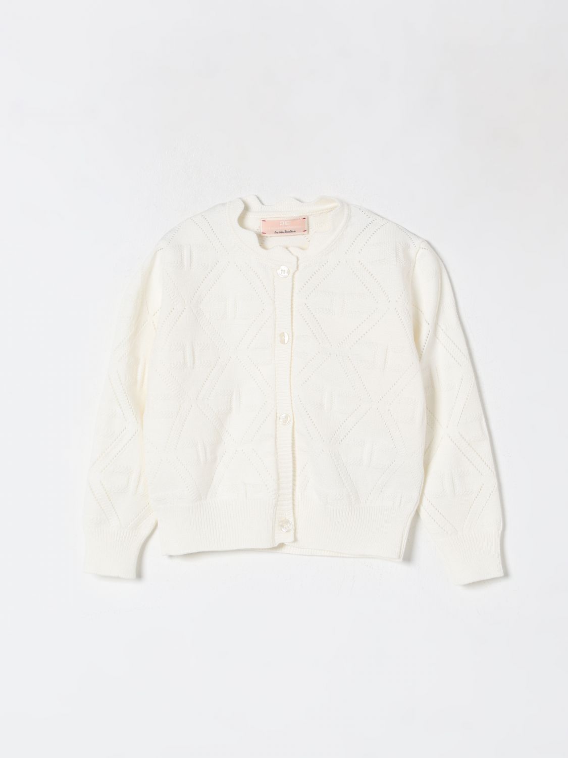 ELISABETTA FRANCHI LA MIA BAMBINA SWEATER ELISABETTA FRANCHI LA MIA BAMBINA KIDS COLOR YELLOW CREAM G77414090