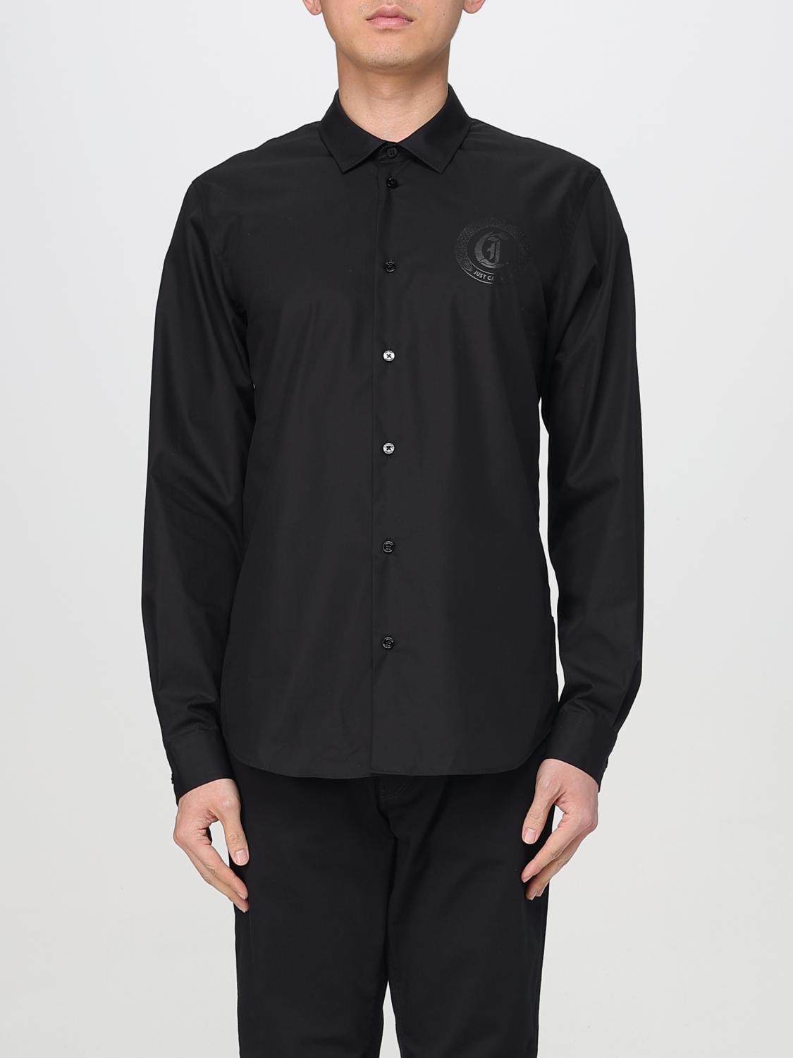 Just Cavalli Shirt  Men Color Black In Black