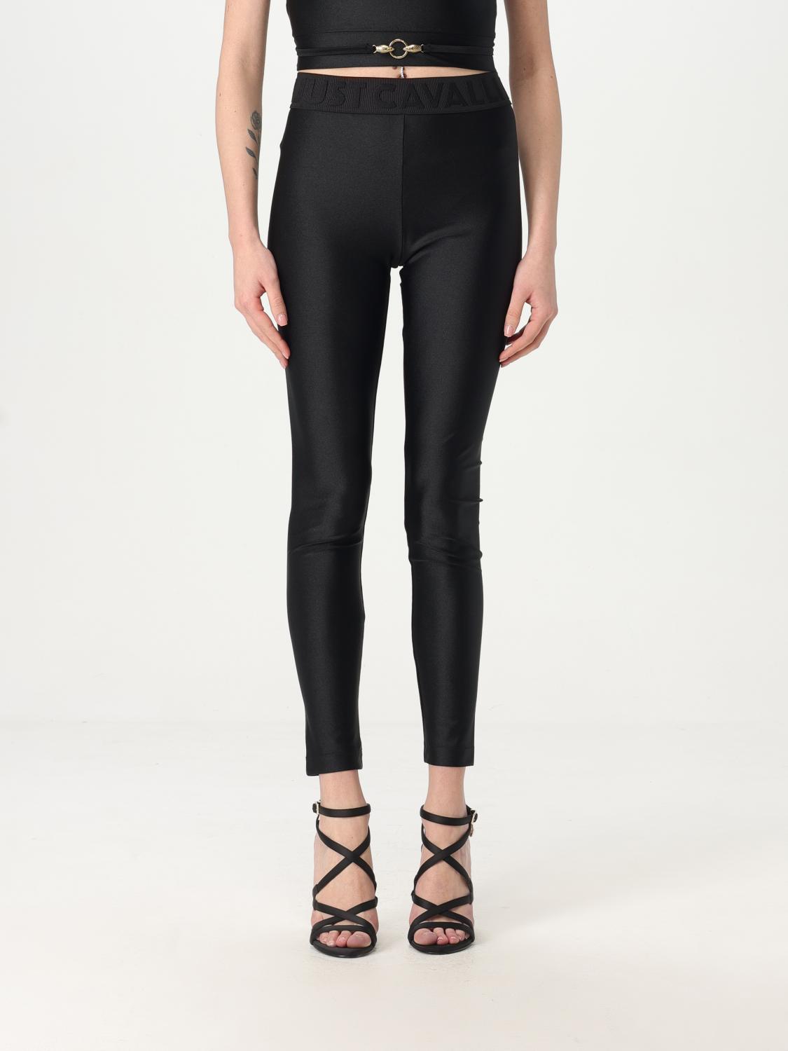 Shop Just Cavalli Pants Woman Color Black