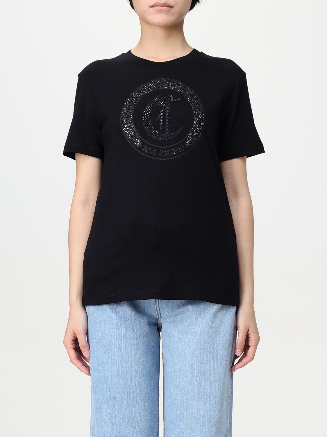 Shop Just Cavalli T-shirt Woman Color Black