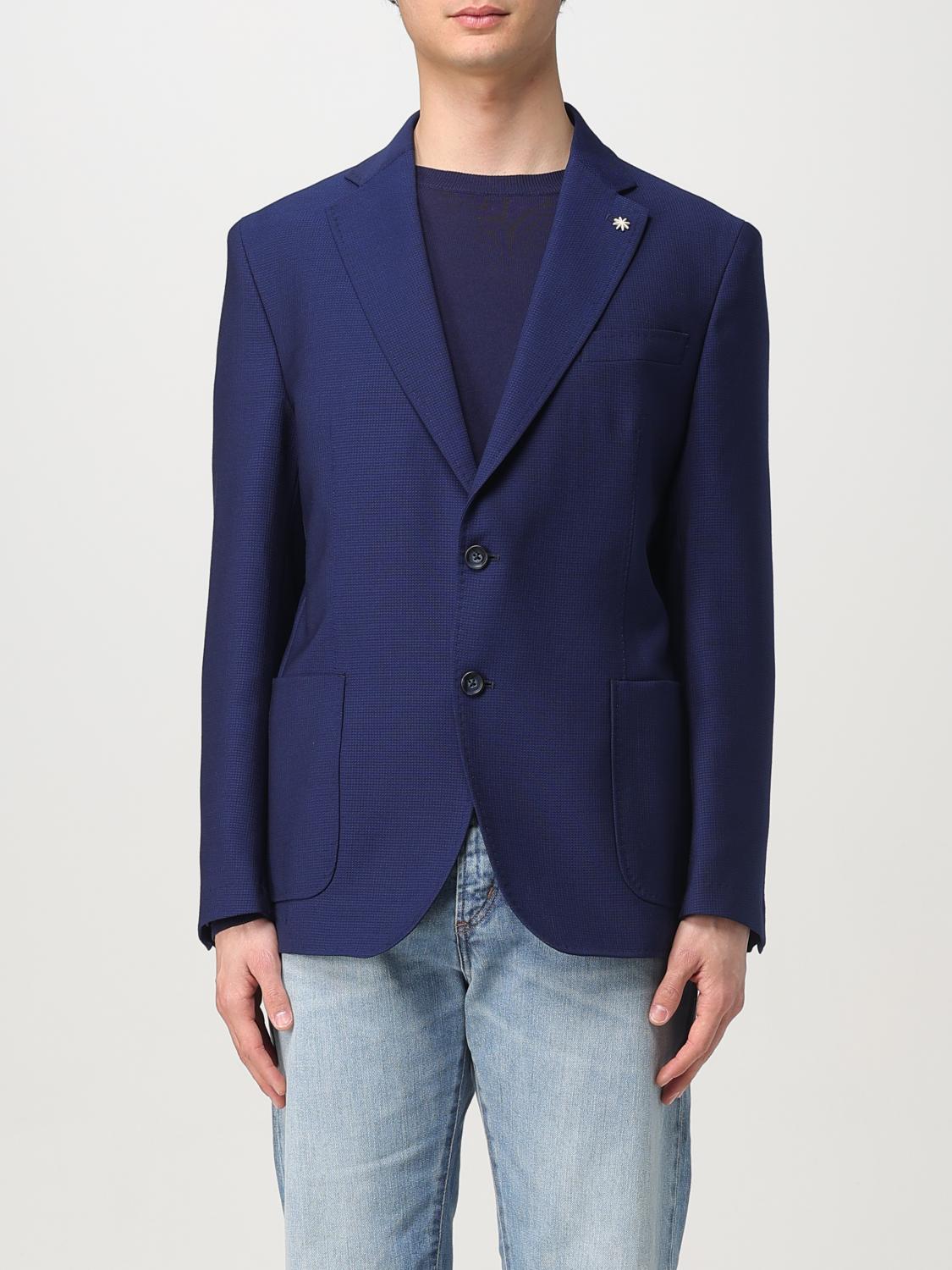 Manuel Ritz Blazer Men Color Blue In Blue