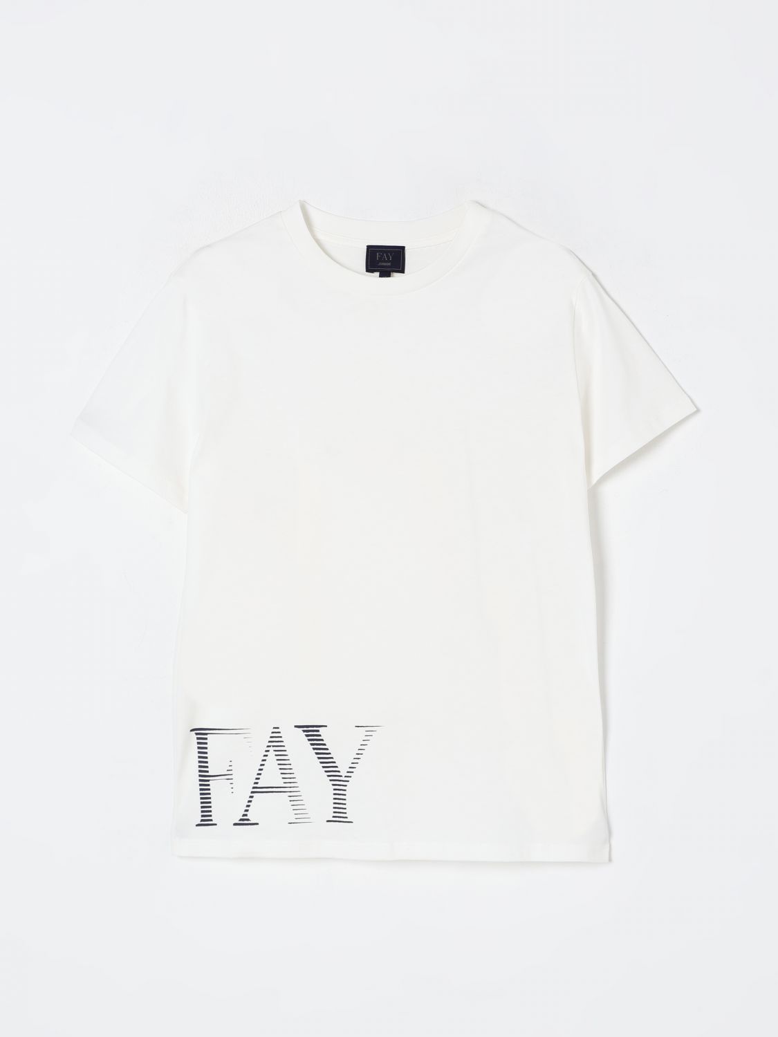 Fay Junior T-shirt  Kids Color White In White