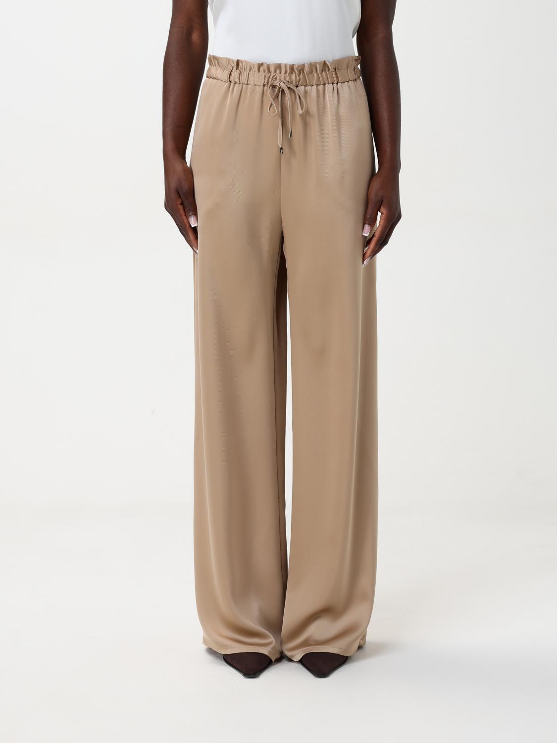 Simona Corsellini Pants Woman Color Beige In Beige