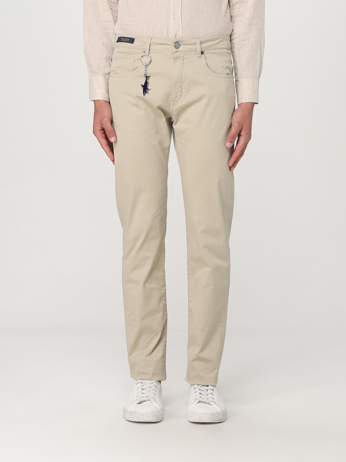 Paul & Shark Pants Men Color Beige In Beige
