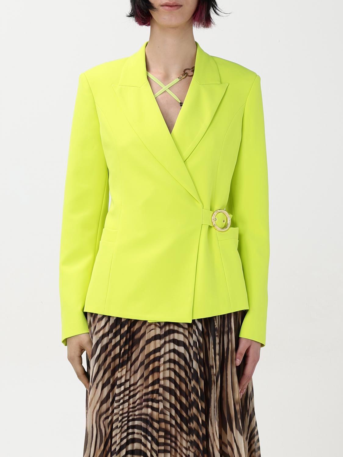 Shop Just Cavalli Blazer  Woman Color Acid Green