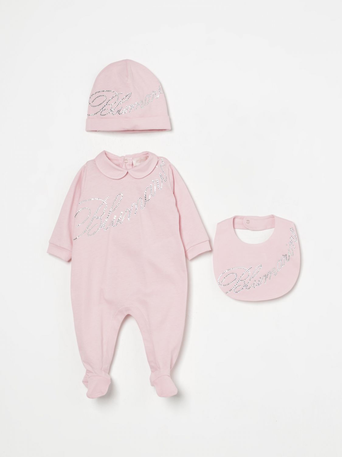 Shop Miss Blumarine Jumpsuit Kids Color Pink