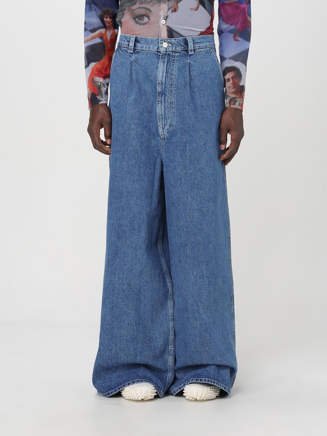 Sunnei Jeans Men Color Denim In Denim