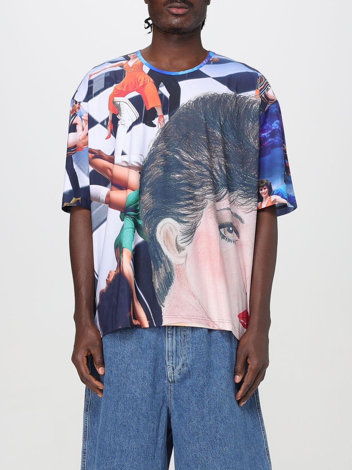 Sunnei Multicolor Over T-shirt In Multicolor