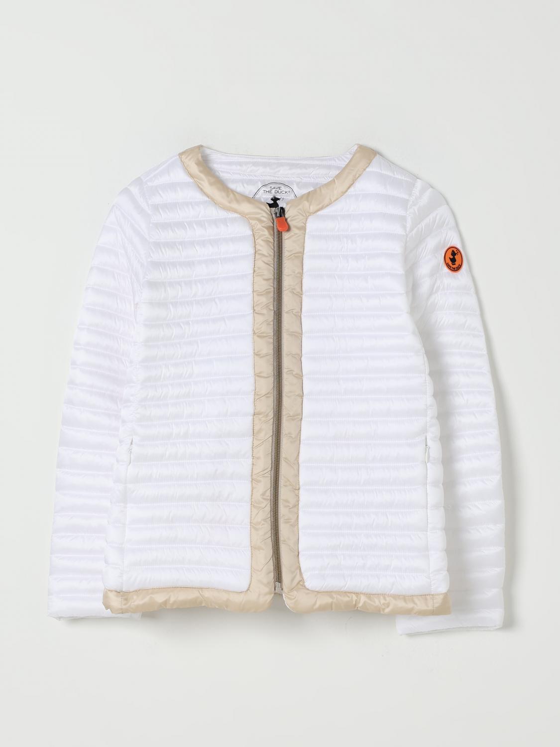 Save The Duck Jacket Kids Color White In White