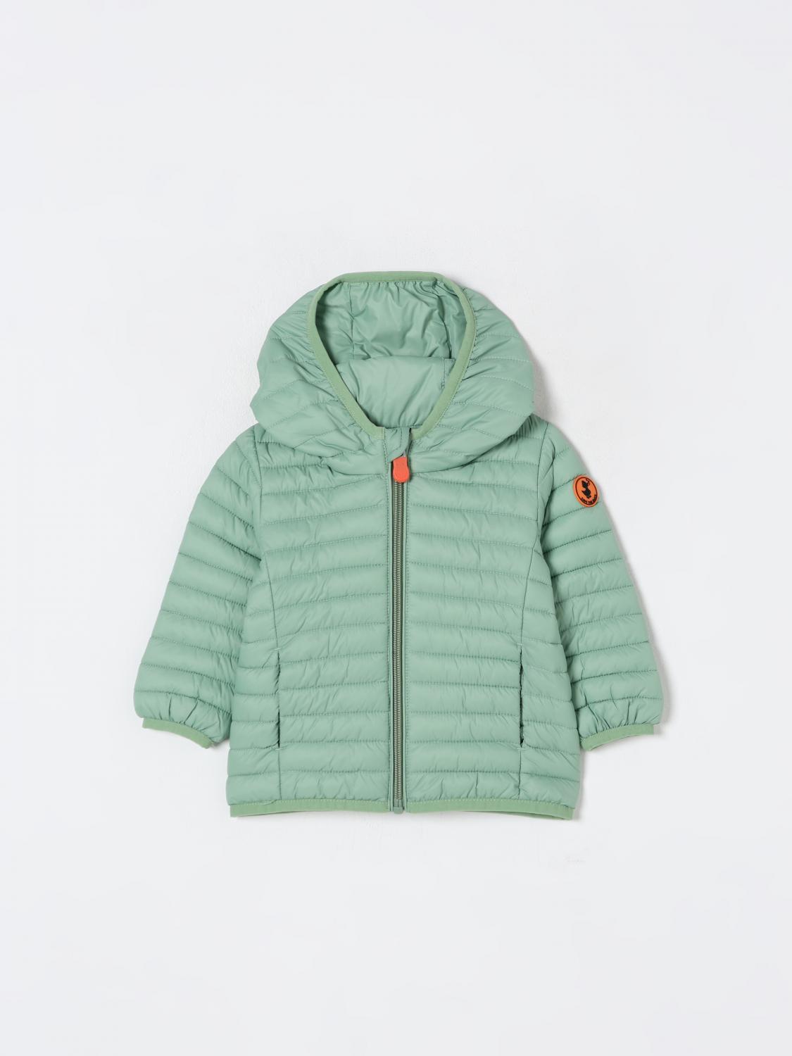 Save The Duck Jacket Kids Color Green In Green