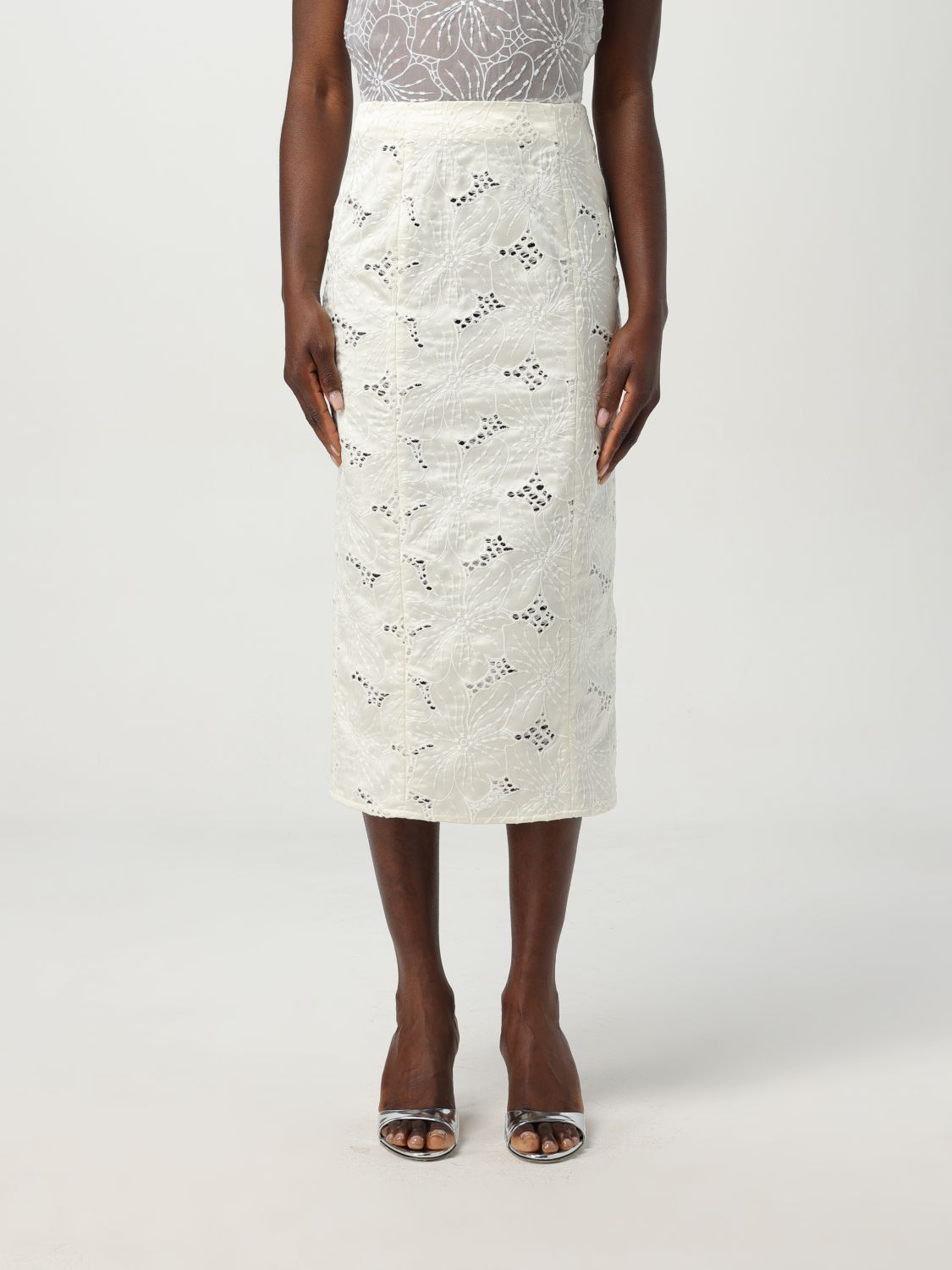 GENNY SKIRT GENNY WOMAN COLOR WHITE G77609001
