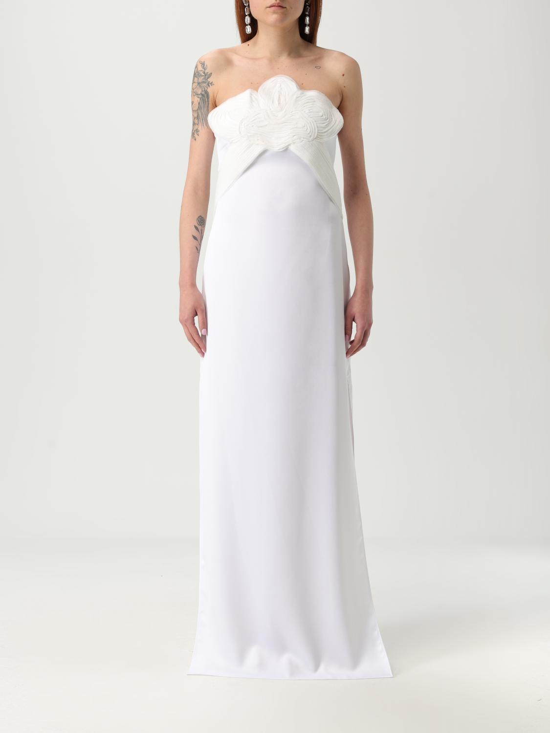 GENNY DRESS GENNY WOMAN COLOR WHITE G77610001