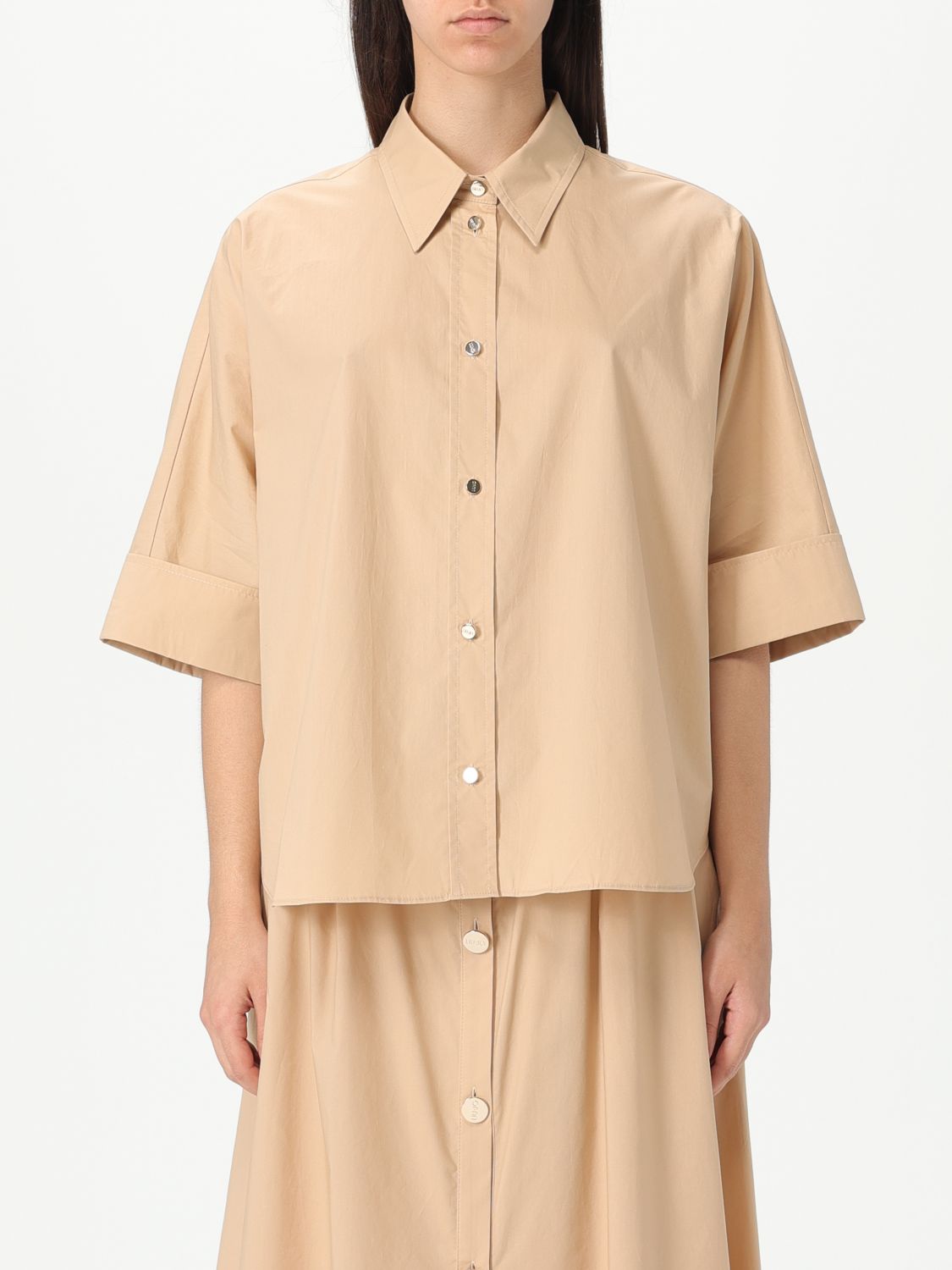 Liu •jo Shirt Liu Jo Woman Color Beige In Beige