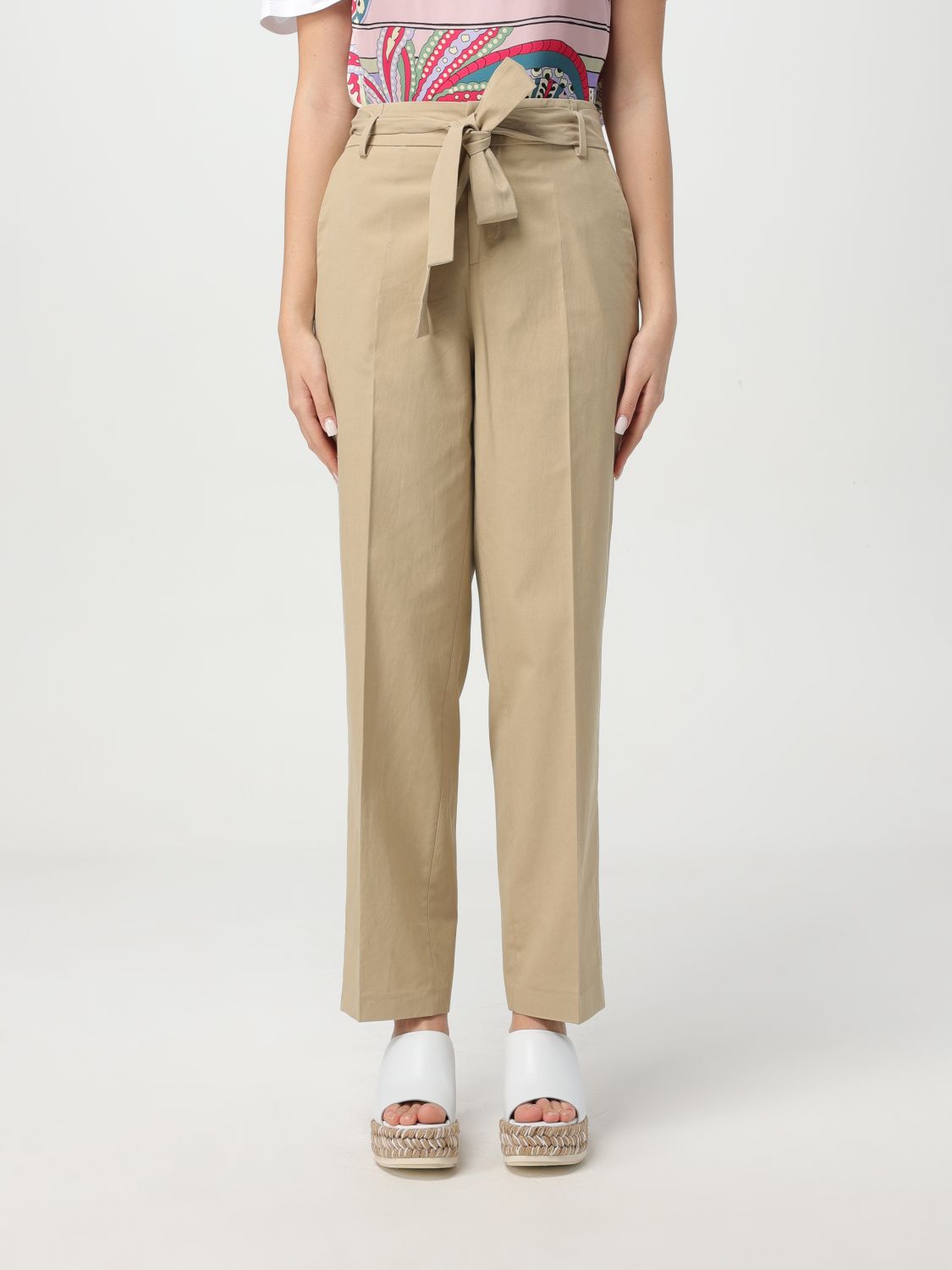 Shop Liu •jo Pants Liu Jo Woman Color Brown