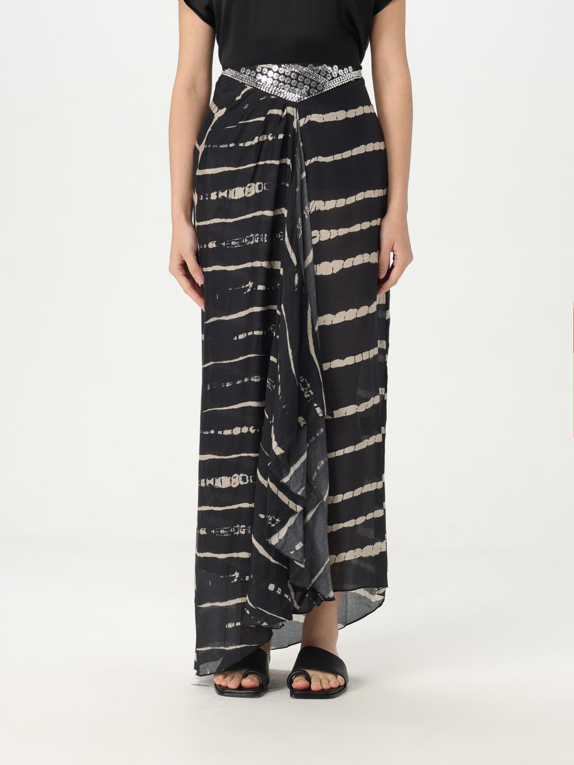 MES DEMOISELLES SKIRT MES DEMOISELLES WOMAN COLOR BLACK G77626002
