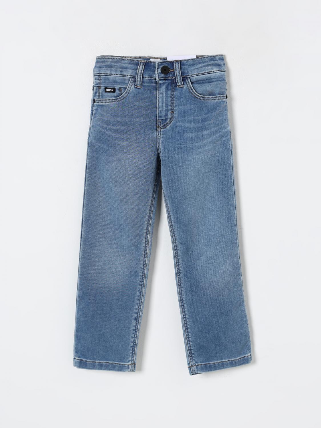 Hugo Boss Jeans Boss Kids Color Denim In Denim