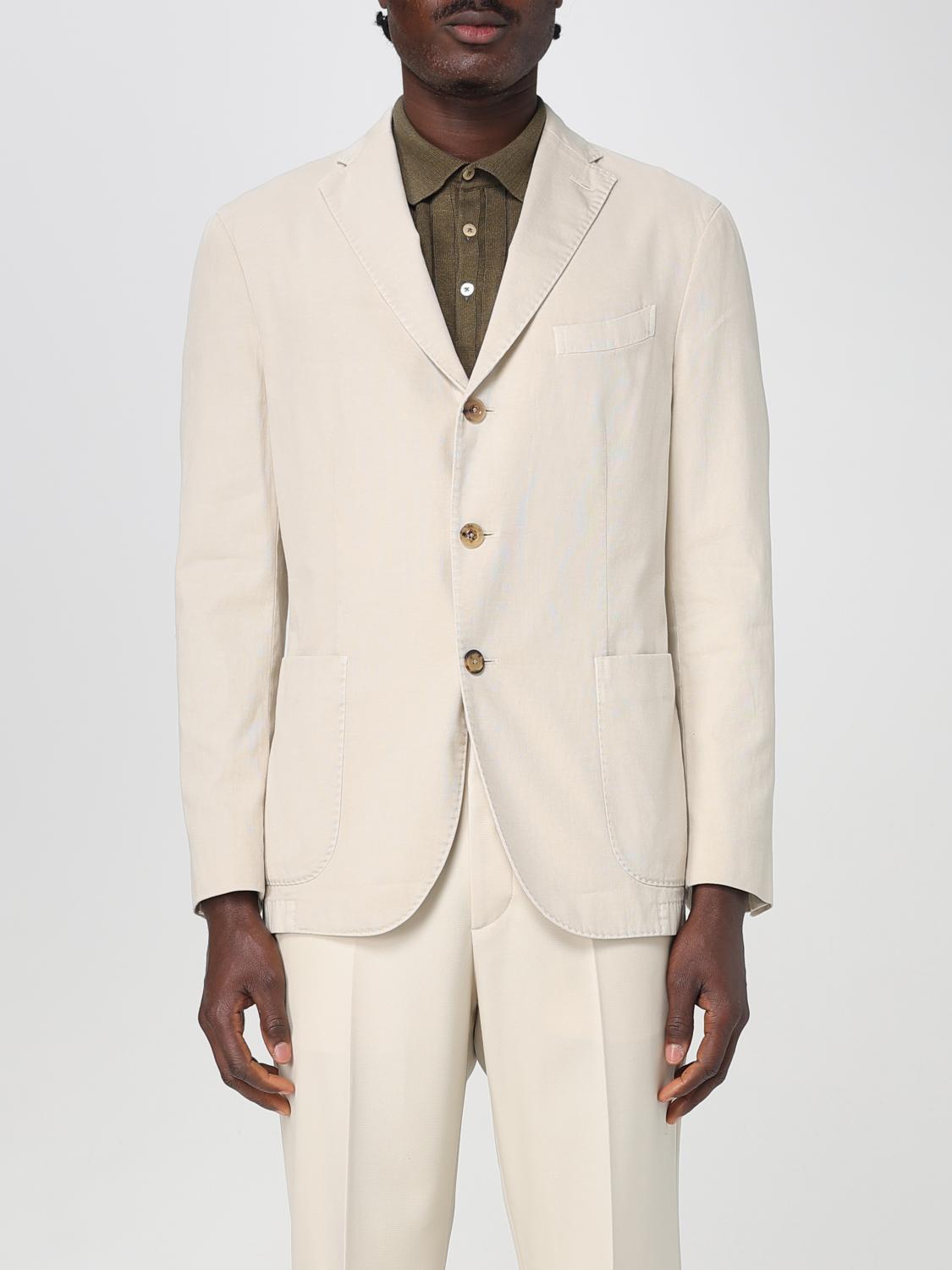 Boglioli Single-breasted Jacket In White