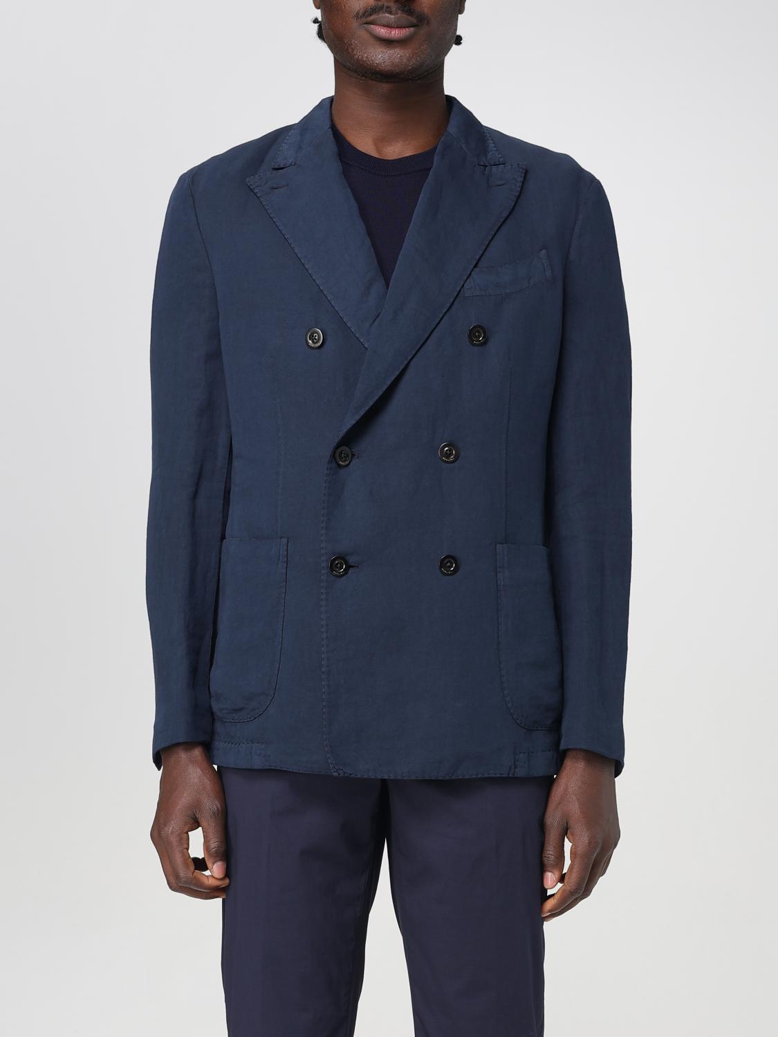 Boglioli Jacket Men Color Blue In Blue