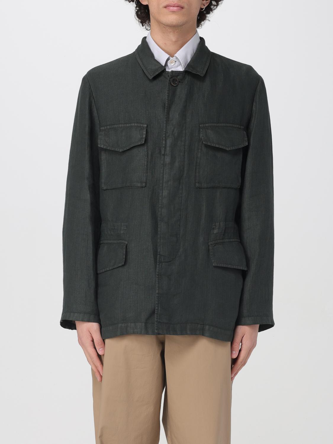 Boglioli Man Jacket Dark Green Size 42 Virgin Wool In Gray
