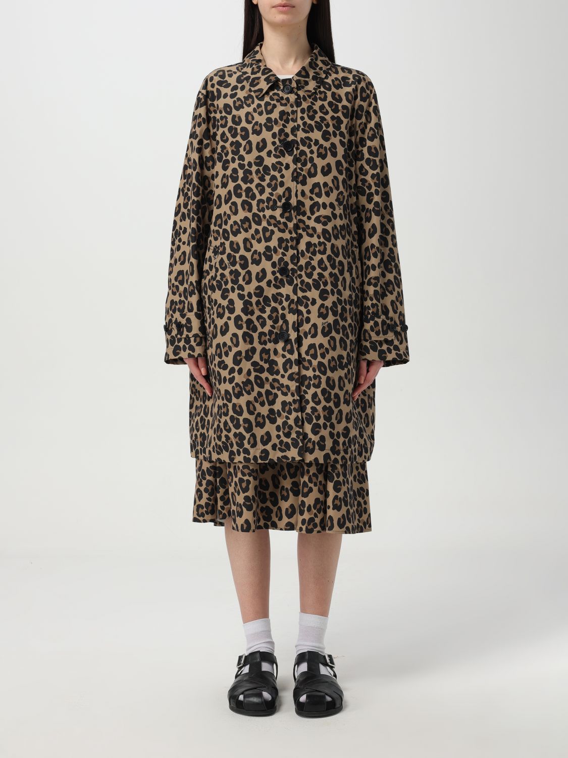 Aspesi Coat Woman Color Beige In Beige
