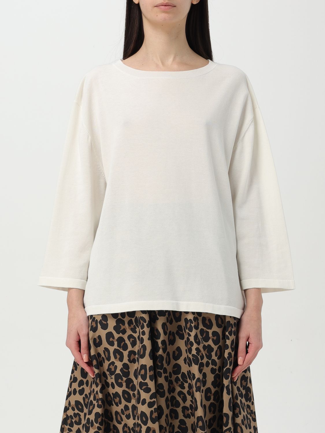 ASPESI SWEATER ASPESI WOMAN COLOR WHITE G77789001