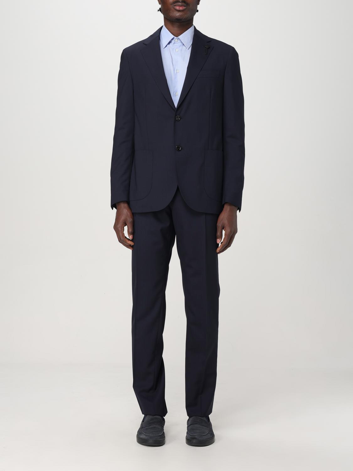 Lardini Suit Men Color Blue In Blue