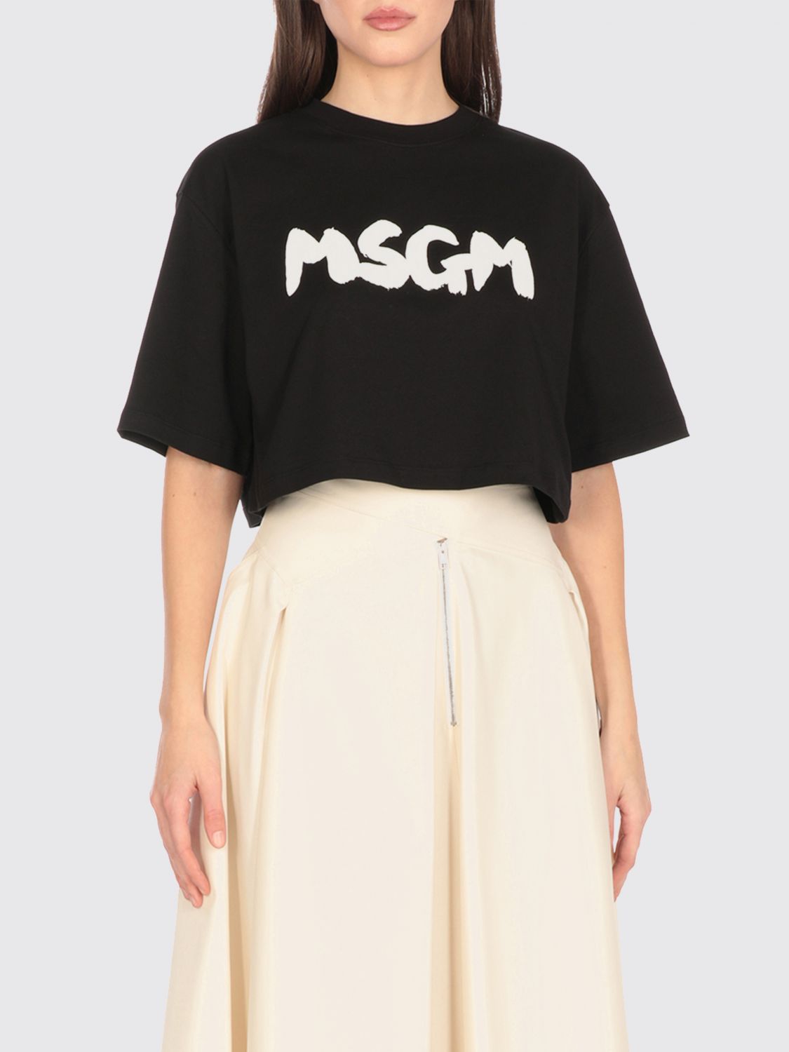 Msgm T-shirt  Woman Color Black