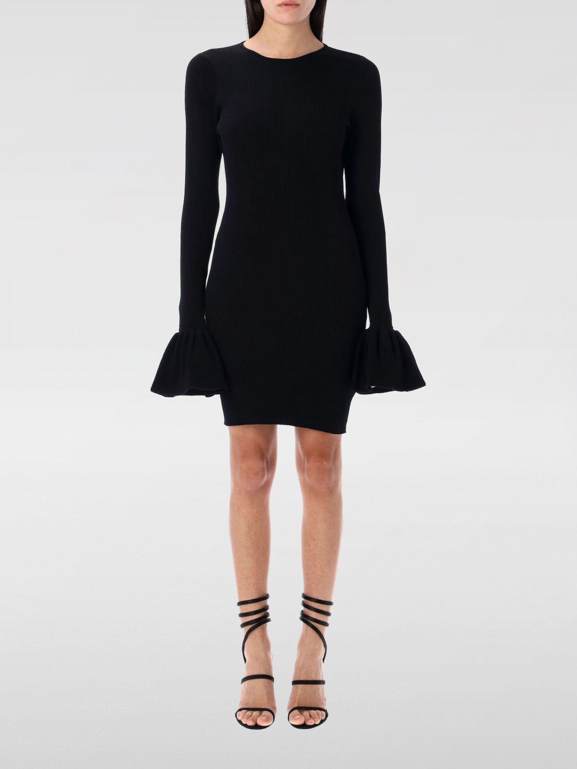 Shop Rotate Birger Christensen Dress Rotate Woman Color Black