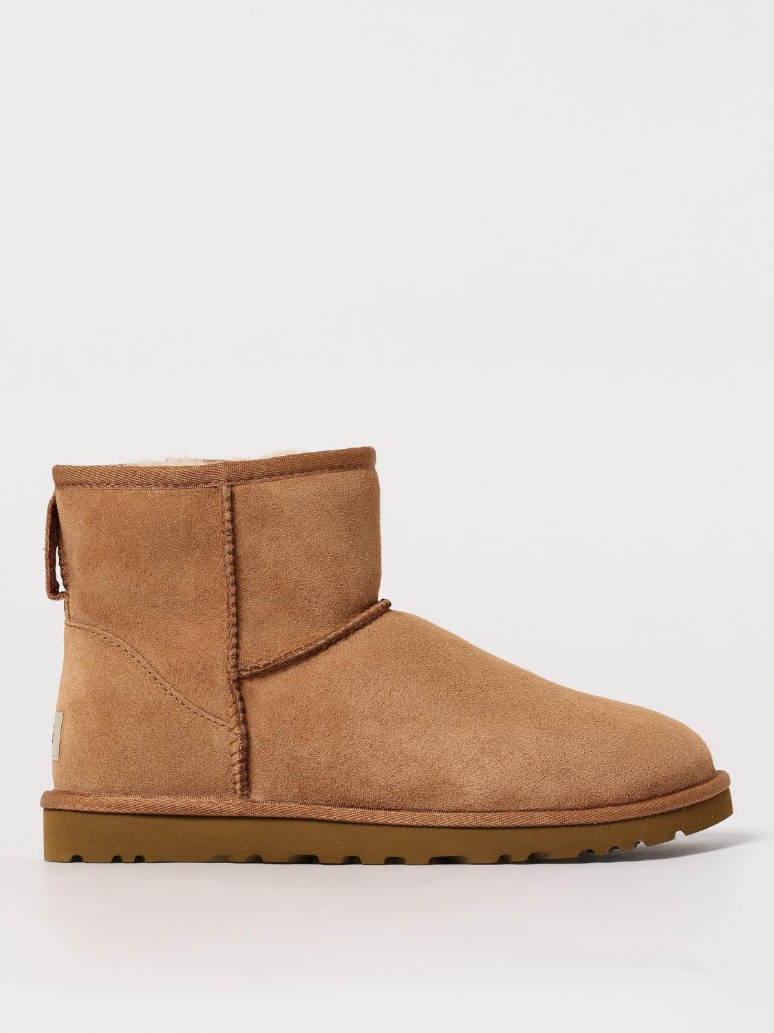 Ugg Biscuit Suede Classic Mini Ii Ankle Boots In Braun