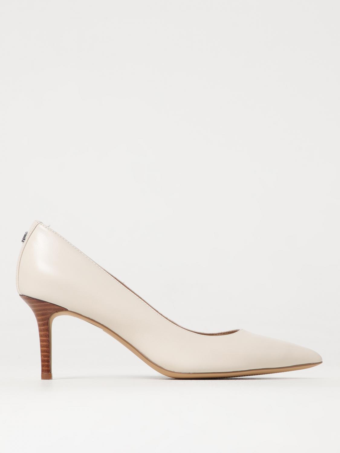 Ralph Lauren Lanette Nappa Leather Pump In White