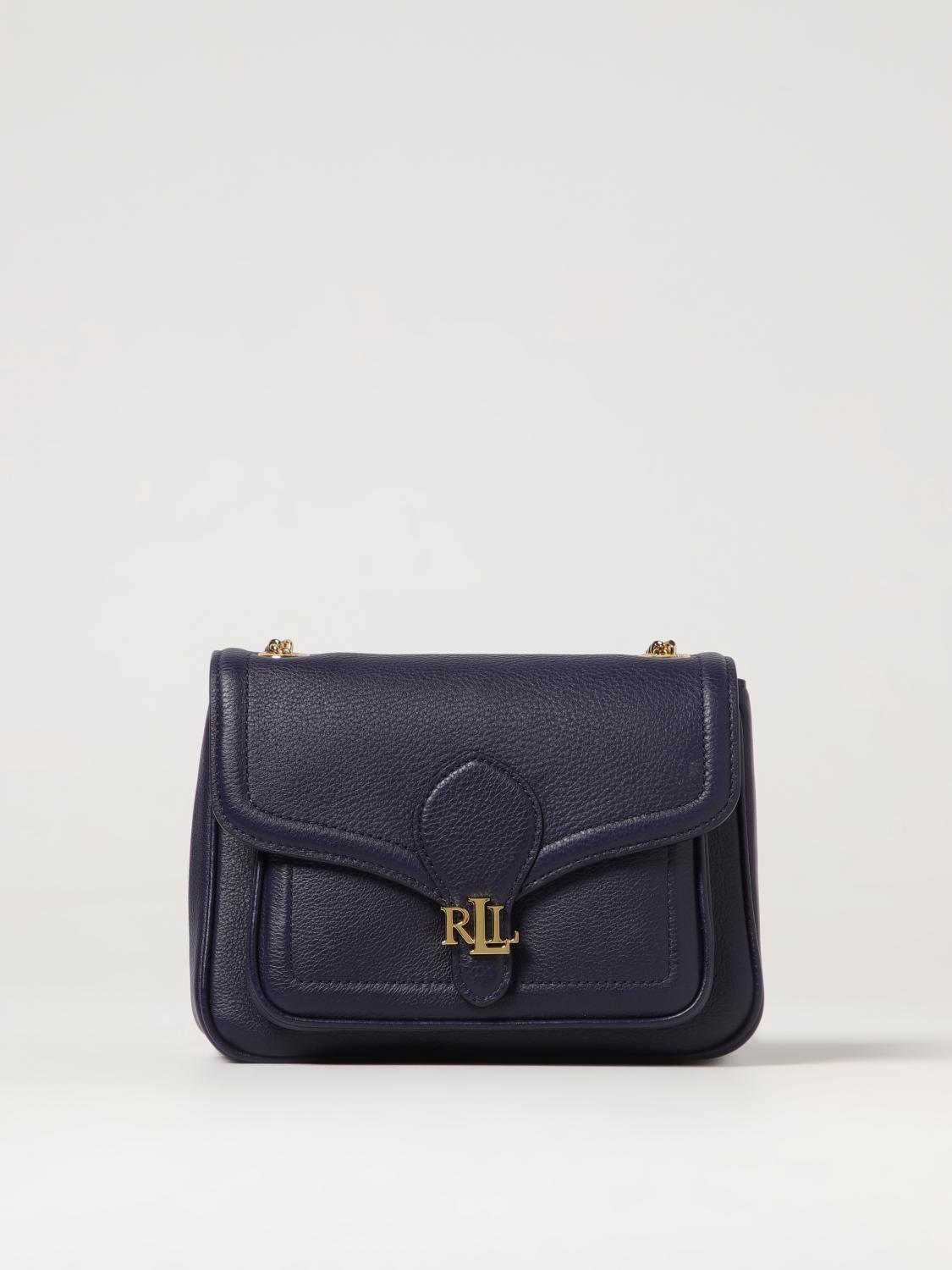 Ralph Lauren Shoulder Bag Lauren Woman Color Navy In Navy
